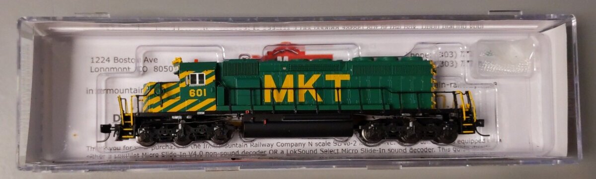InterMountain 69348D-03 N Missouri-Kansas-Texas SD40-2 Locomotives #601 LN/Box