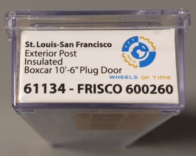 Wheels of Time 61134 N St. Louis San Francisco PC&F 50' Boxcar #600260 LN/Box