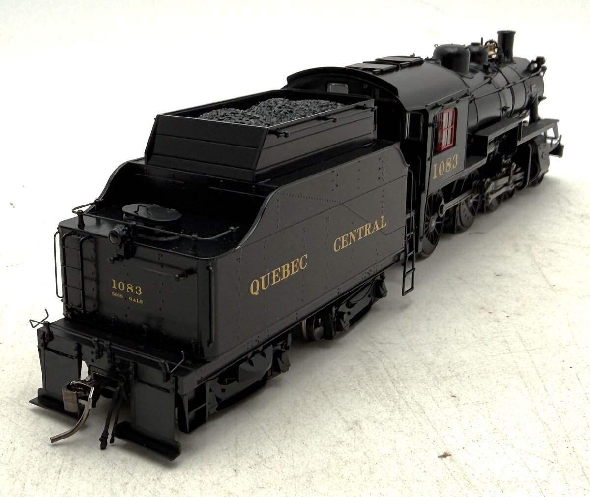 Rapido Trains 602513 HO Quebec Central D10k Steam Locomotive DCC/Sound #1083