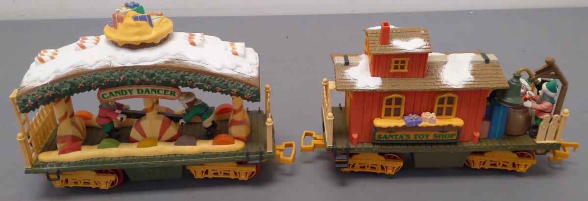 New Bright 380 G Scale Holiday Express Animated Steam Train Set EX