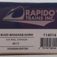 Rapido Trains 114014 HO VIA Rail Original Scheme Budd Baggage-Dorm Car #613