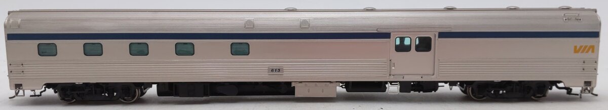 Rapido Trains 114014 HO VIA Rail Original Scheme Budd Baggage-Dorm Car #613