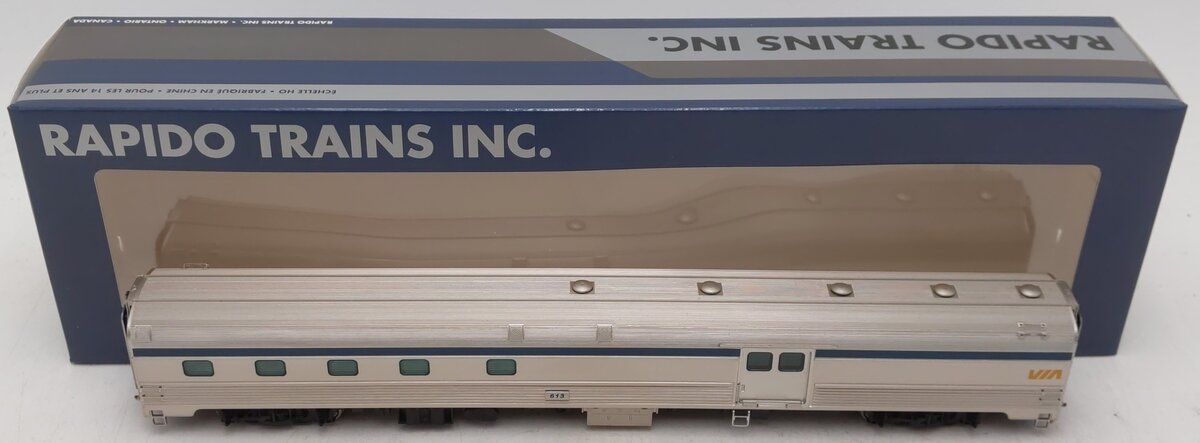 Rapido Trains 114014 HO VIA Rail Original Scheme Budd Baggage-Dorm Car #613