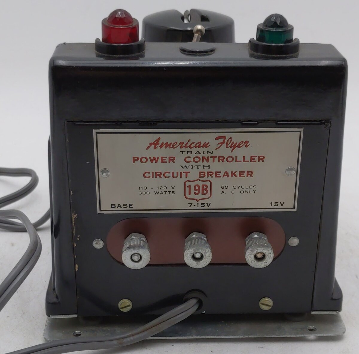 American Flyer 19B Vintage S 300 Watt Train Transformer 110V VG/Box