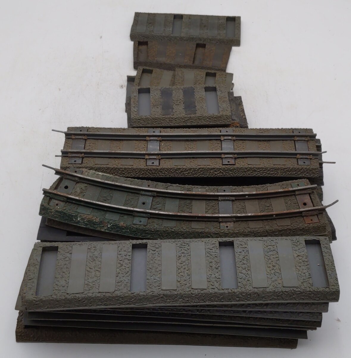 American Flyer Vintage S Postwar Roadbed # 726 & 727 [45] VG