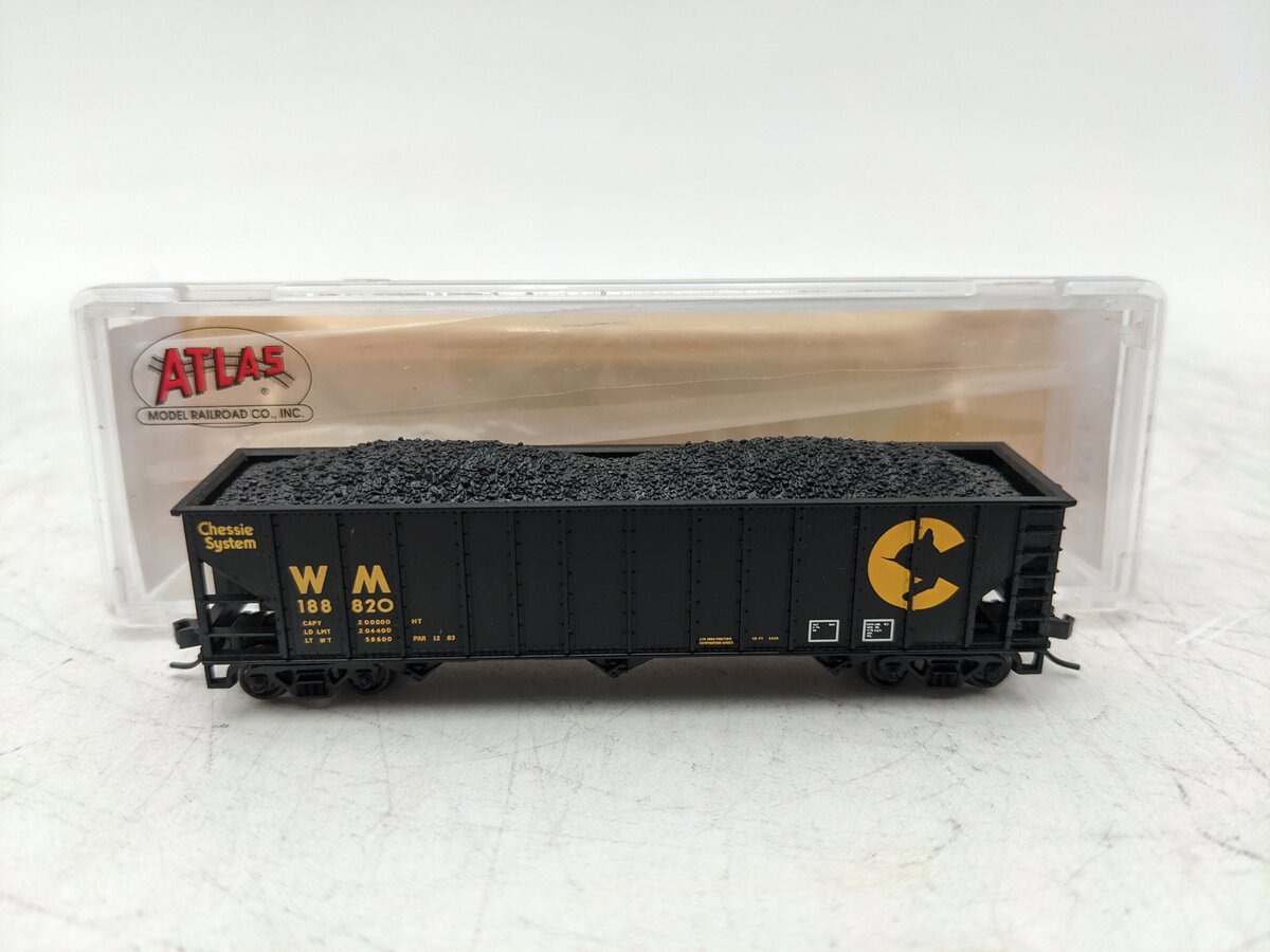 Atlas 50001336 N Scale Western Maryland 90T Hopper #188820