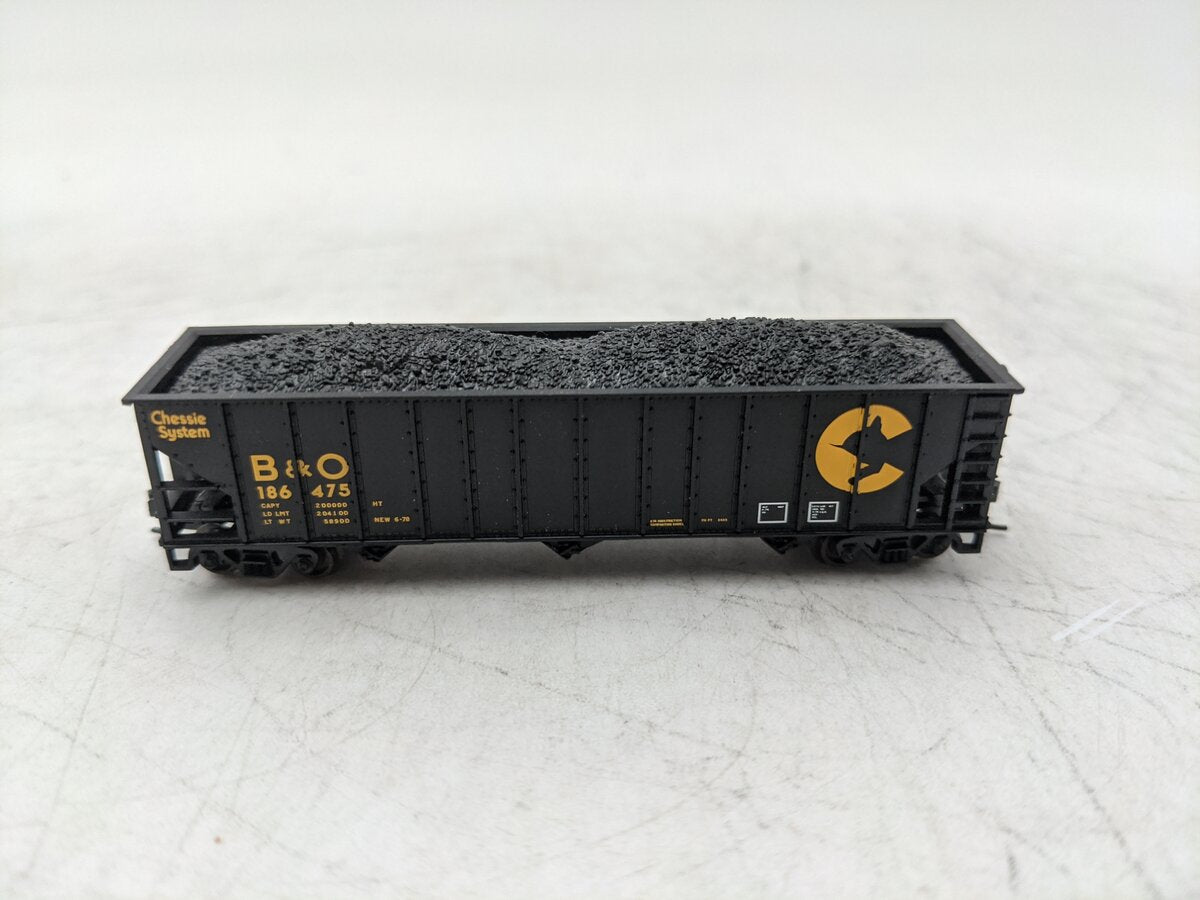 Atlas 50001331 N Scale Baltimore & Ohio Hopper #186475