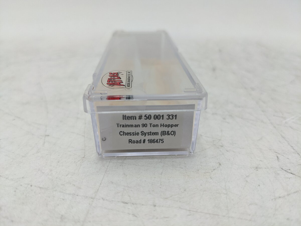 Atlas 50001331 N Scale Baltimore & Ohio Hopper #186475