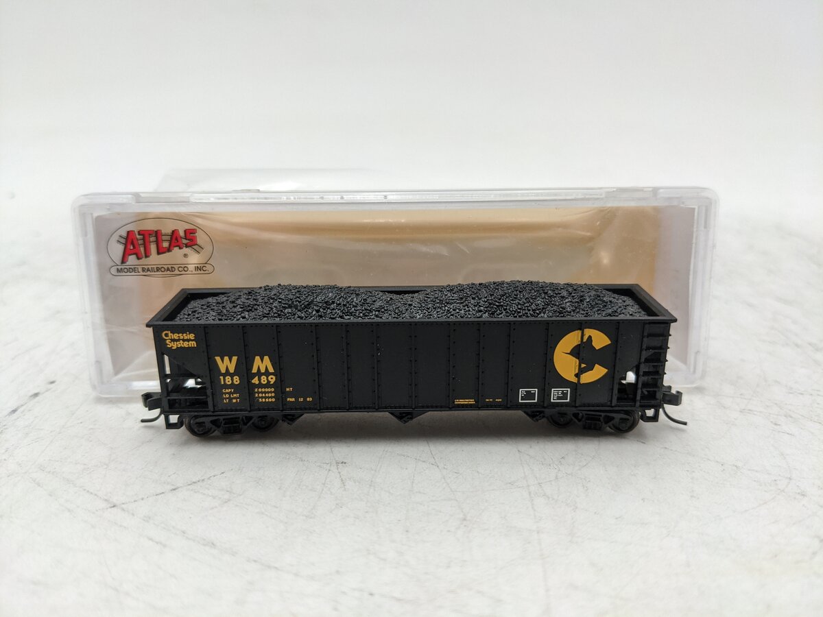 Atlas 50001335 N Scale Western Maryland Hopper #188489
