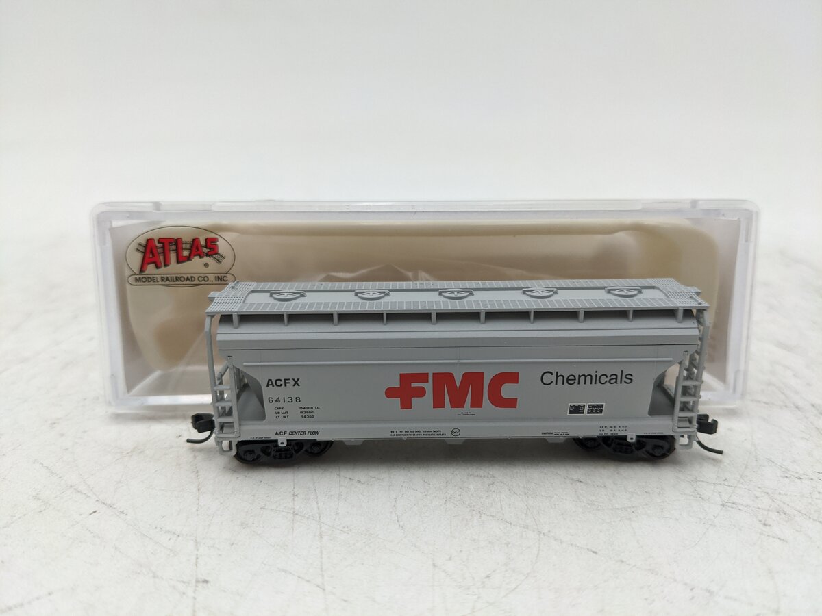 Atlas 50000922 N Scale FMC ACF 3560 Covered Hopper Car #64138