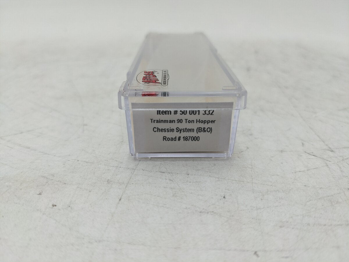 Atlas 50001332 N Scale Baltimore & Ohio 90 Ton Hopper #187000