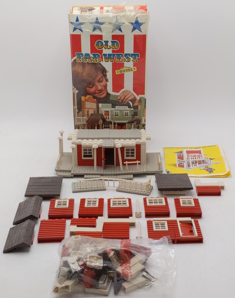 Old Far West 2041 HO Scale Hotel Building Kit VG/Box
