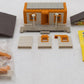 Old Far West 2031 HO Scale Bank Building Kit VG/Box