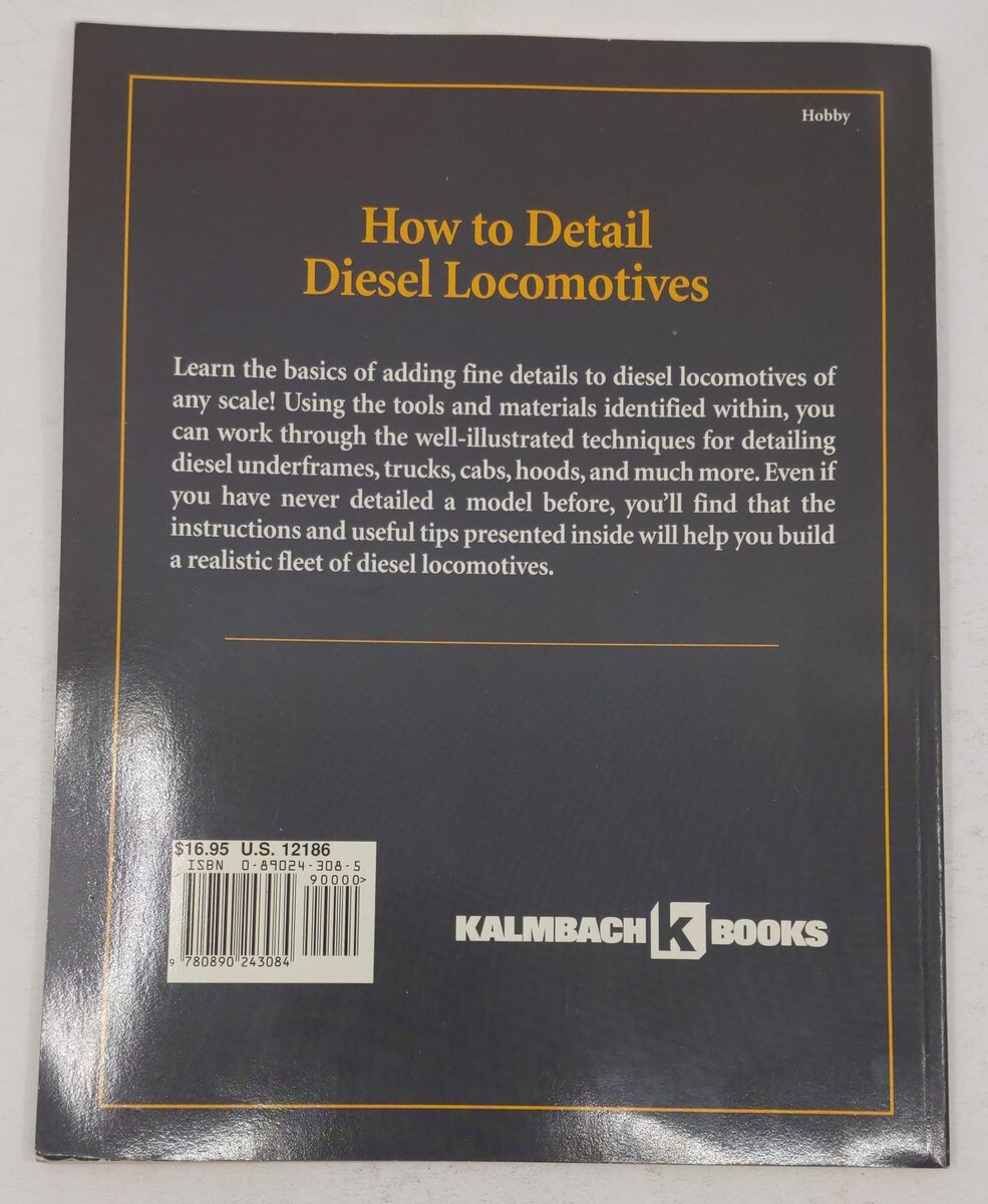 How To Detail Diesel Locomotives Paperback Book By Jim Volhard VG