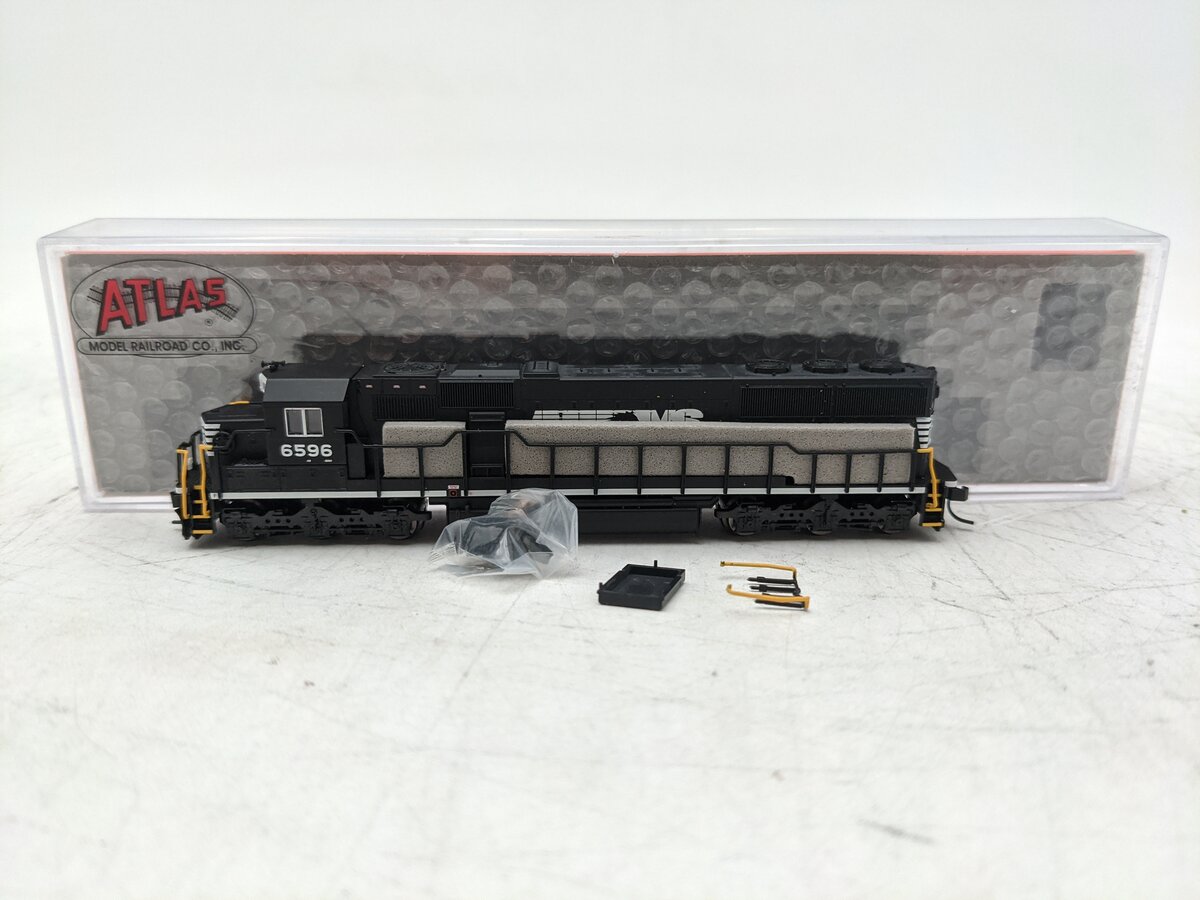 Atlas 49133 N Scale Norfolk Southern SD-60 Locomotive #6596 EX/Box