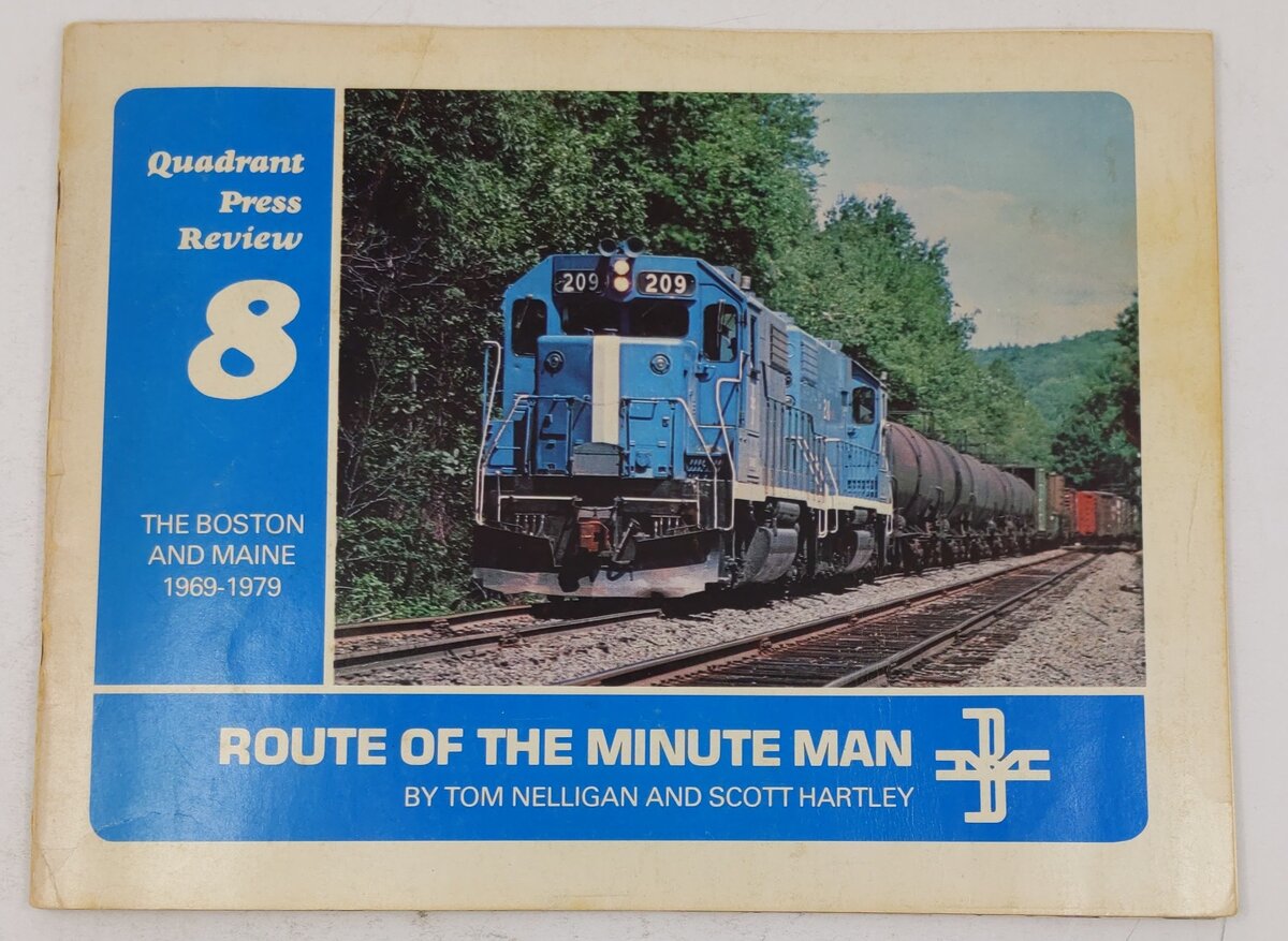 Route of the Minute Man Paperback Book By Tom Nelligan, Scott Hartley VG