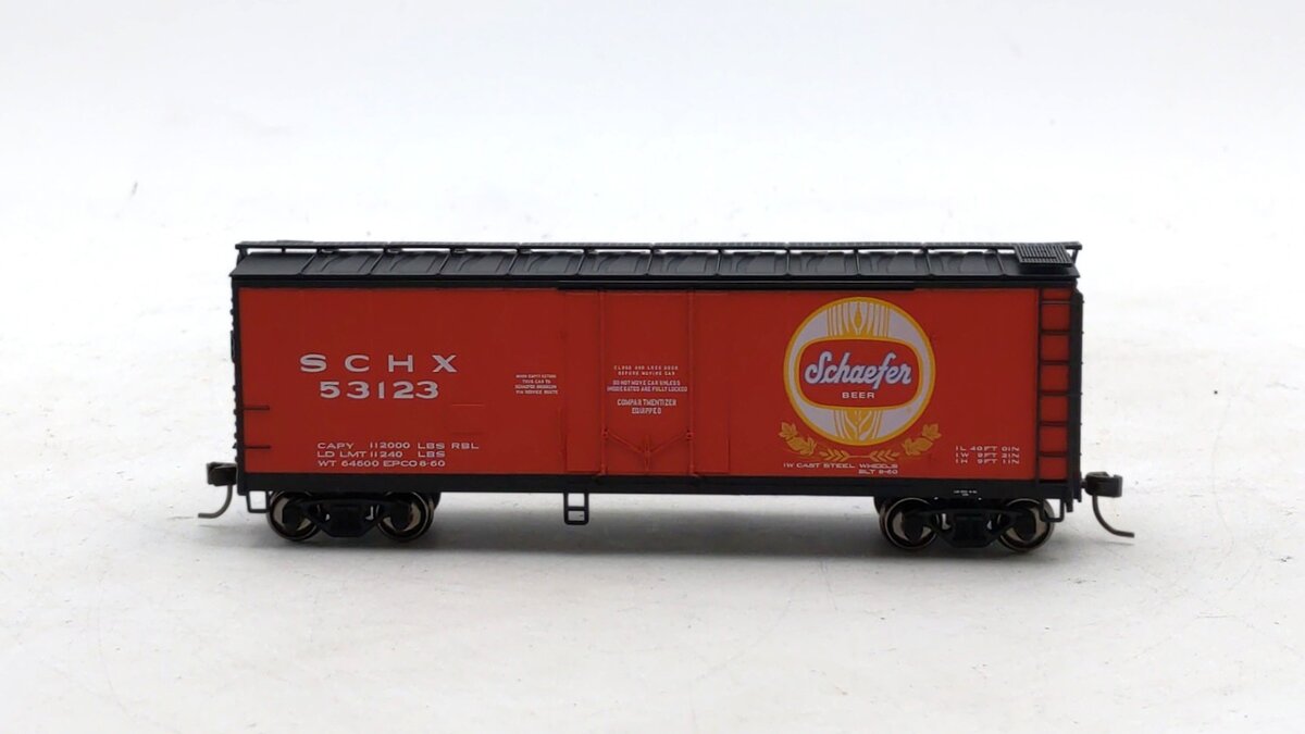 Atlas 20006338 HO Scale Schaefer 40' Plug Door Boxcar #53123