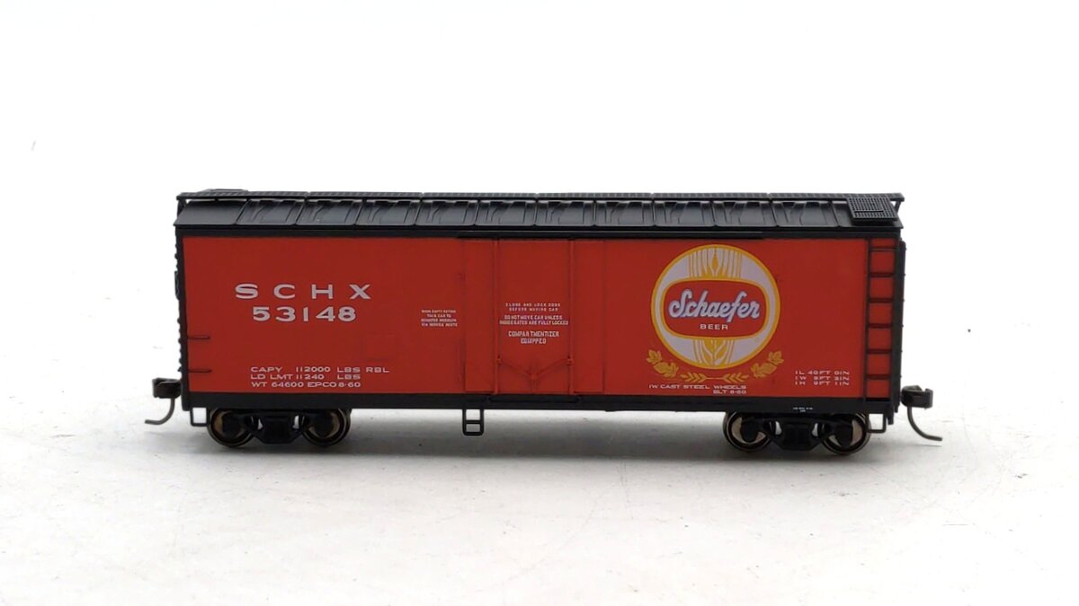 Atlas 20006339 HO Scale Schaefer 40' Plug Door Boxcar #53148