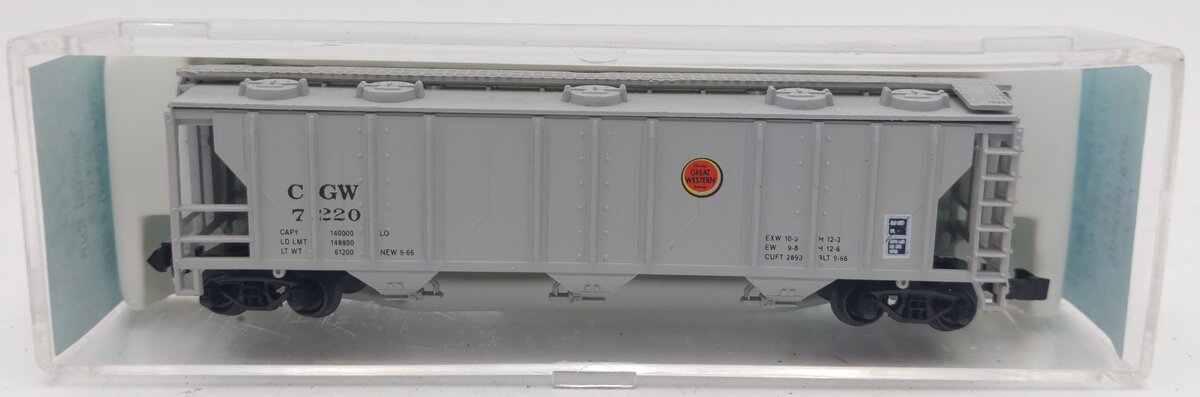 Atlas 50002901 N CGW General American 3500 Dry-Flo 3-Bay Covered Hopper #7720