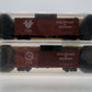 Deluxe Innovations 141002 N Scale D&H Box Cars #18285, #18107 (Pack of 2) MT/Box