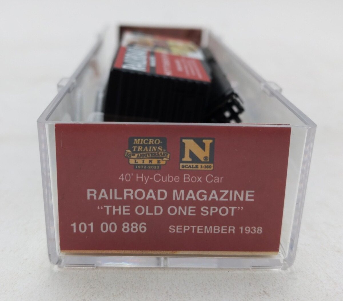 Micro-Trains 10100886 N Railroad Magazine September "The Old One Spot" Boxcar