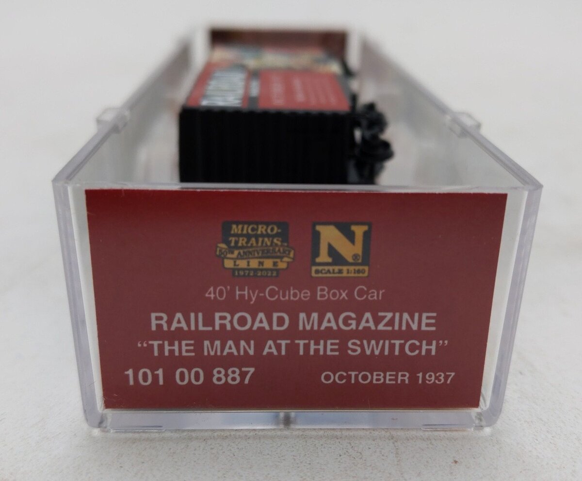 Micro-Trains 10100887 N Railroad Magazine #8 - October 40' Hy-Cube Box Car