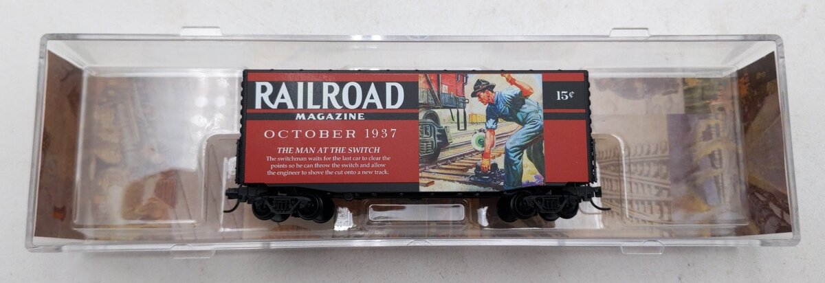 Micro-Trains 10100887 N Railroad Magazine #8 - October 40' Hy-Cube Box Car