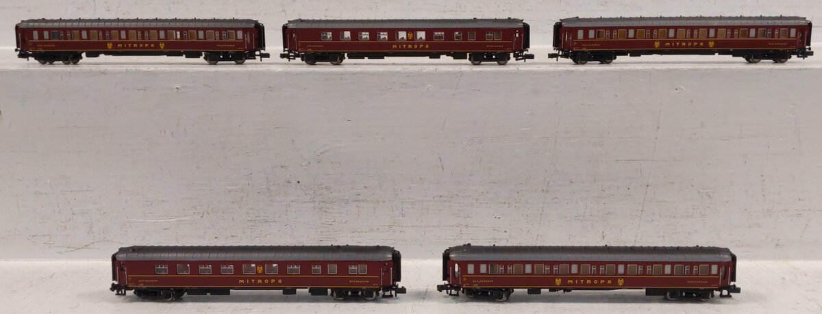 Arnold N Scale Assorted Mitropa Passenger Cars [5] EX