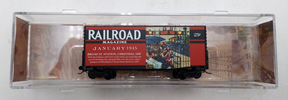 Micro-Trains 10100890 N Railroad Magazine #11 January 40' Hy-Cube Boxcar