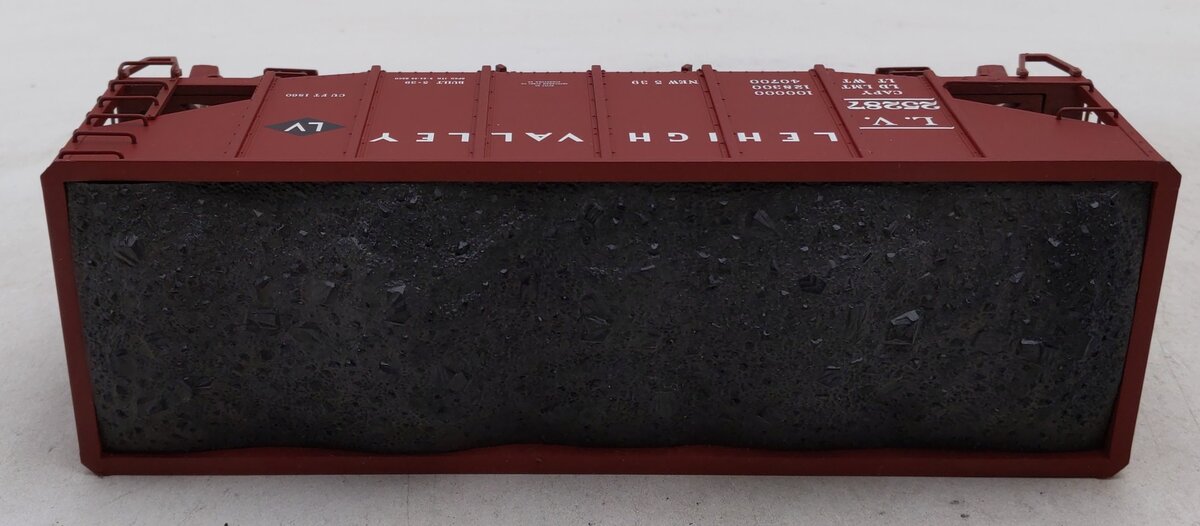Atlas 7758-4 O Lehigh Valley 55 Ton Fishbelly Hopper #25287 (2 Rail) EX/Box
