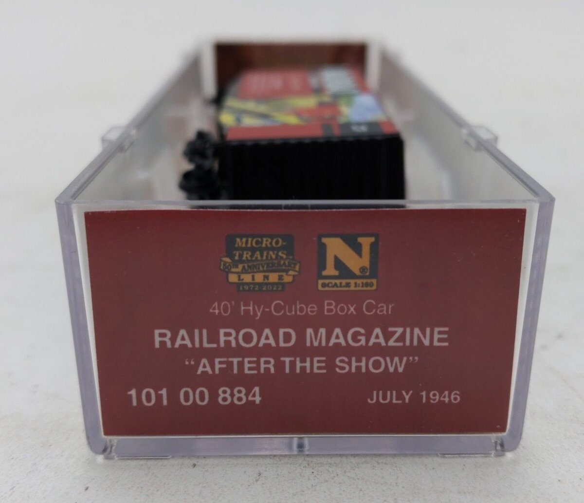 Micro-Trains 10100884 N Railroad Magazine #5 - July 40' Hy-Cube Box Car