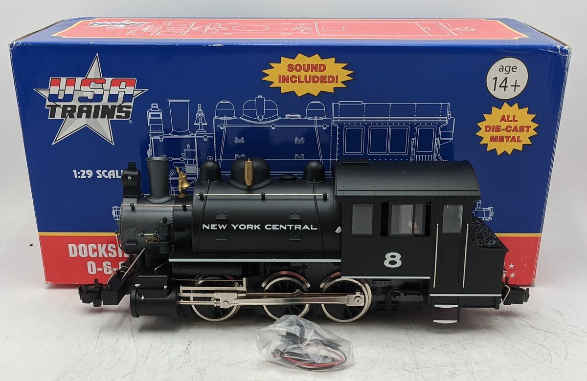 USA Trains R20055 G New York Central Dockside 0-6-0T Steam Locomotive EX/Box