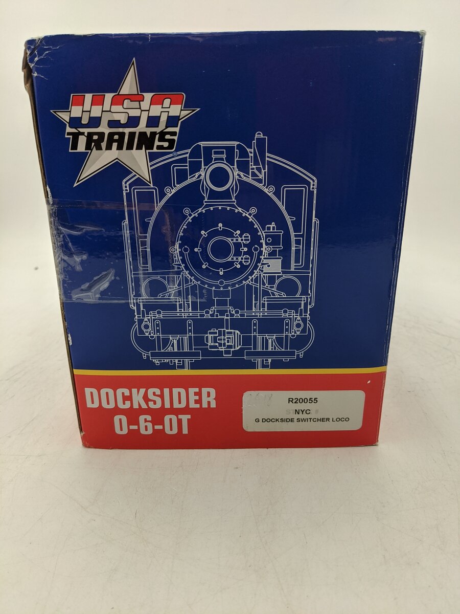 USA Trains R20055 G New York Central Dockside 0-6-0T Steam Locomotive EX/Box