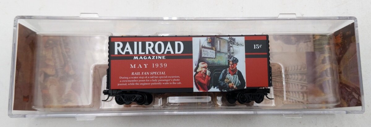 Micro-Trains 10100882 N Railroad Magazine #3 - May 40' Hy-Cube Box Car