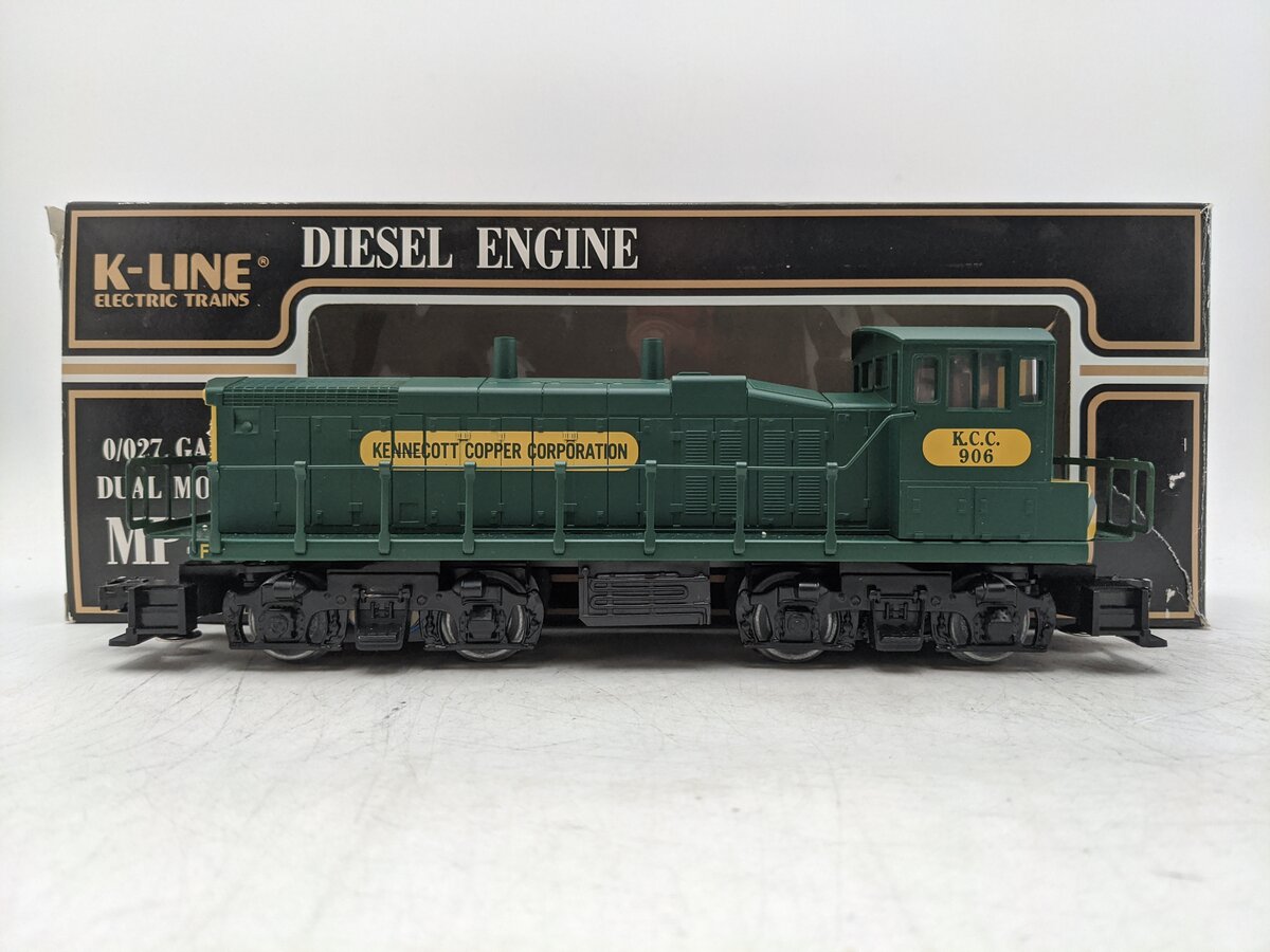 K-Line K2252IC O Kennecott Copper Corporation MP-15 Diesel Locomotive #906 EX/Box