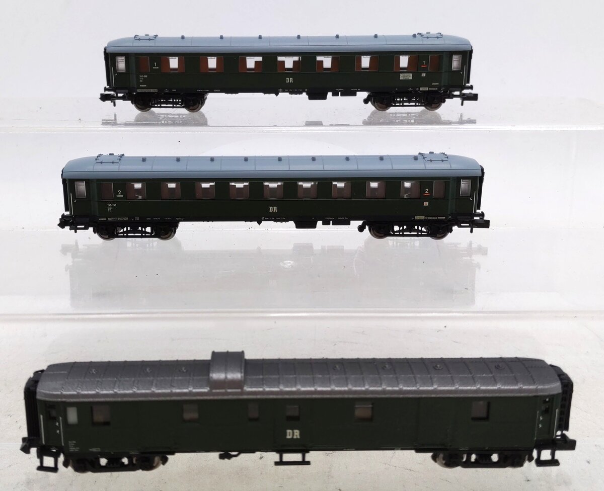Fleischmann & Arnold N Scale Assorted Passenger Cars [3] EX