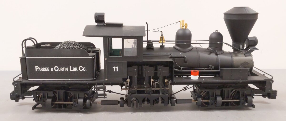 Bachmann 81196 G Pardee & Curtin Lumber Co. 2-Truck Shay Steam Locomotive #11 EX/Box