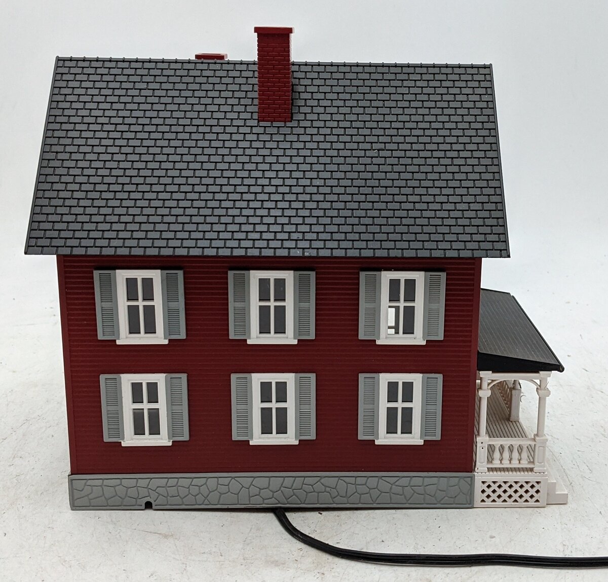 MTH 30-9016 O Red W/Gray Built Up Farm House EX