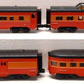 MTH 30-67576 O Southern Pacific 60' Streamline Passenger Car Set (Set of 4) EX/Box