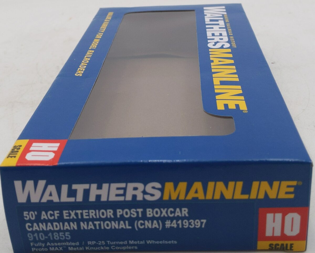Walthers 910-1855 HO CN RTR 50' ACF Exterior Post Boxcar #419397