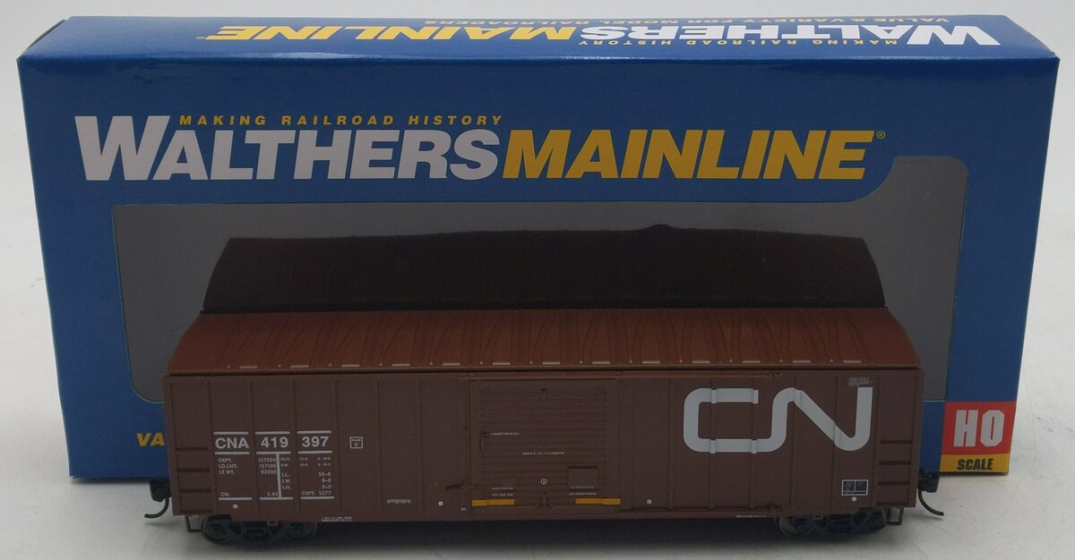 Walthers 910-1855 HO CN RTR 50' ACF Exterior Post Boxcar #419397