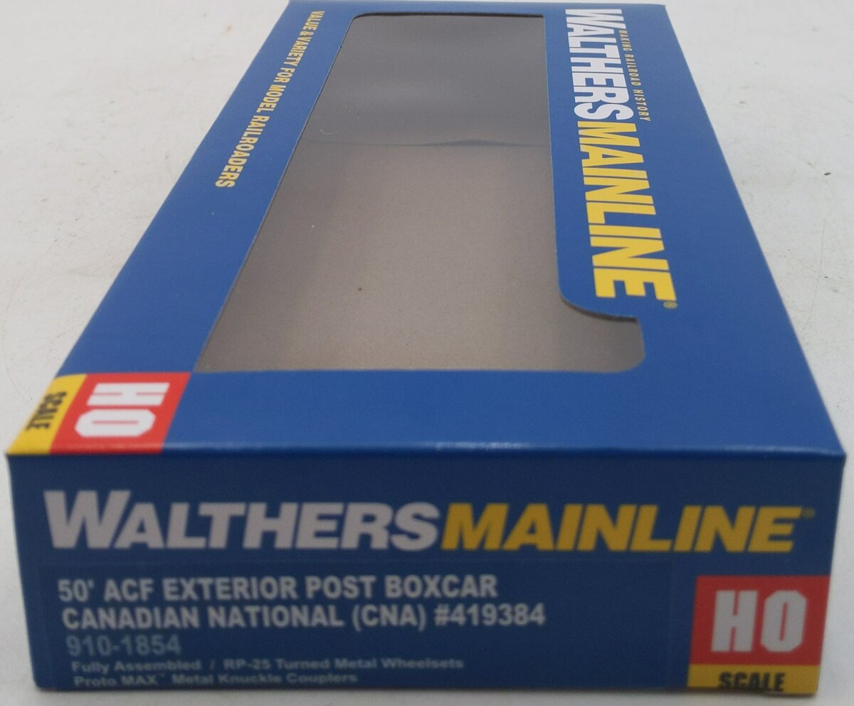 Walthers 910-1854 HO CN RTR 50' ACF Exterior Post Boxcar #419384