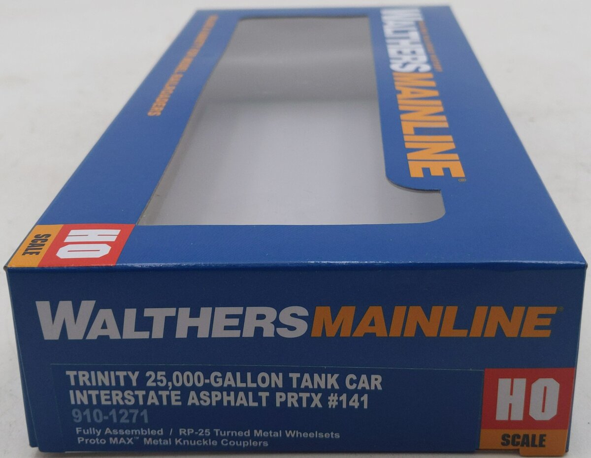 Walthers 910-1271 HO PRTX 25,000-Gallon Tanker #141 NIB