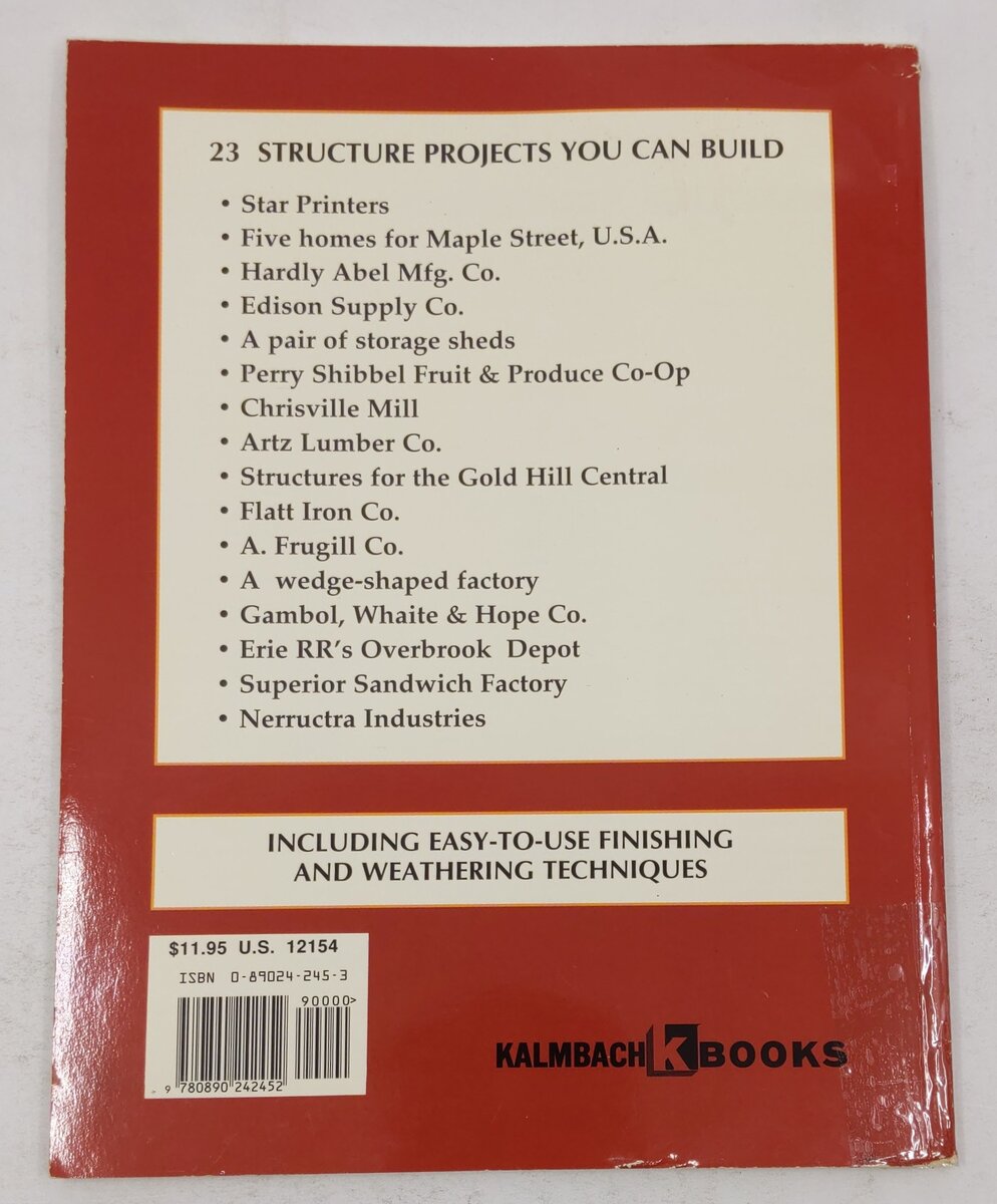 Kitbashing HO Model Railroad Structures Paperback Book By Art Curren