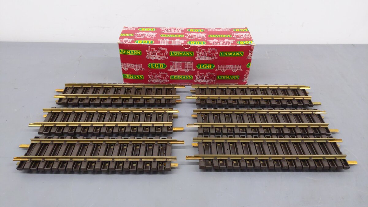 LGB 1000 G Scale 12" Inch Straight Track (12) EX/Box