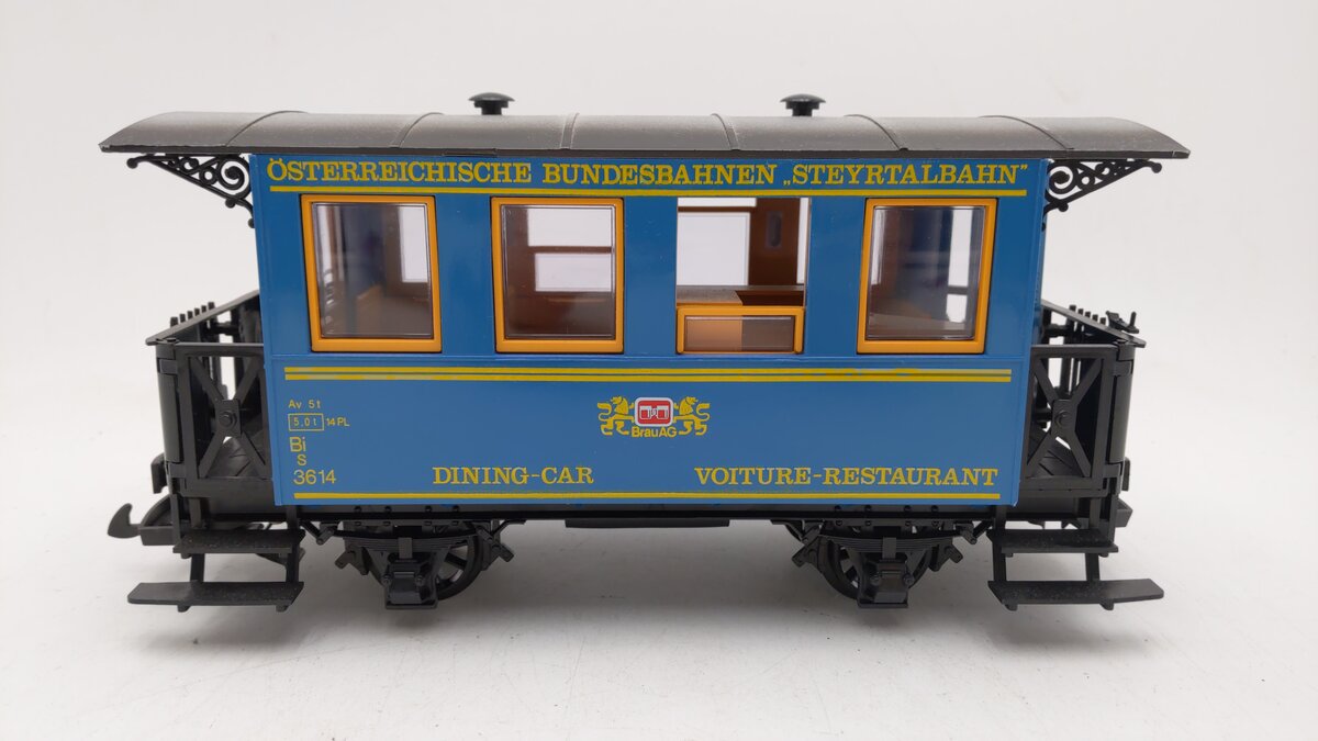 LGB 3614 G Scale European Diner Car EX