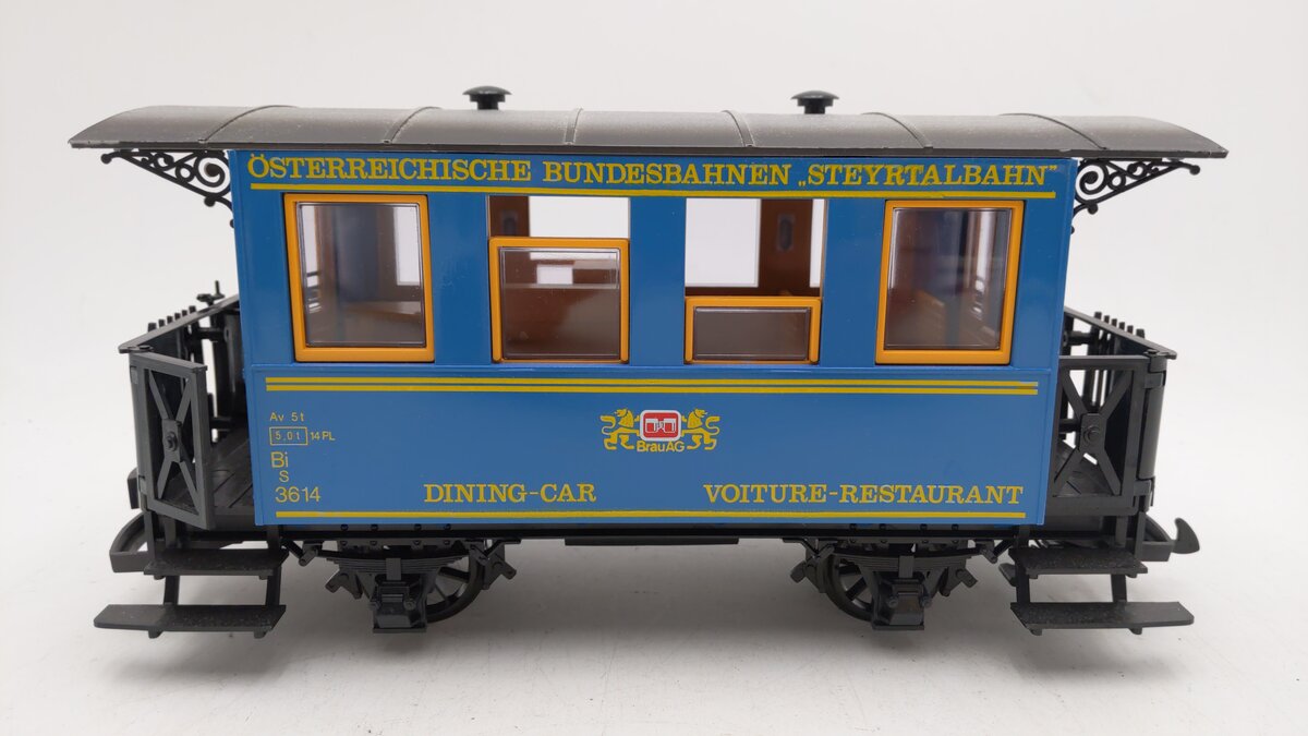 LGB 3614 G Scale European Diner Car EX