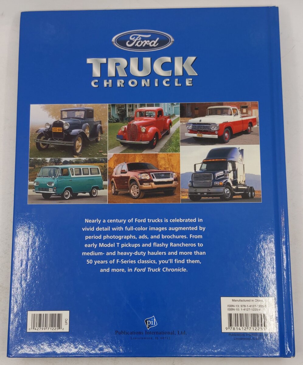 Ford Truck Chronicle Hardcover Book By Auto Editors of Consumer Guide VG
