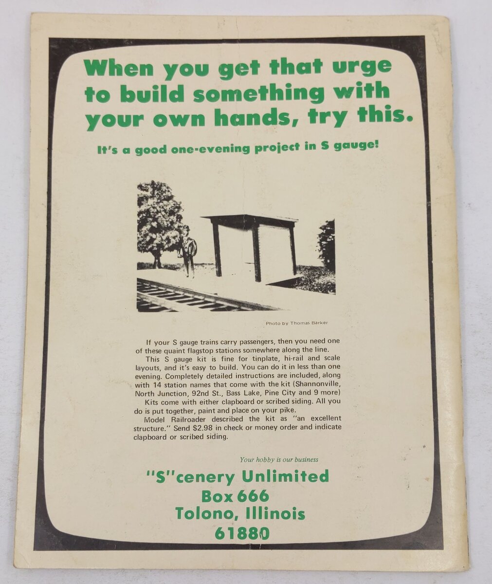S Gauge Building & Repair Manual Paperback Book VG
