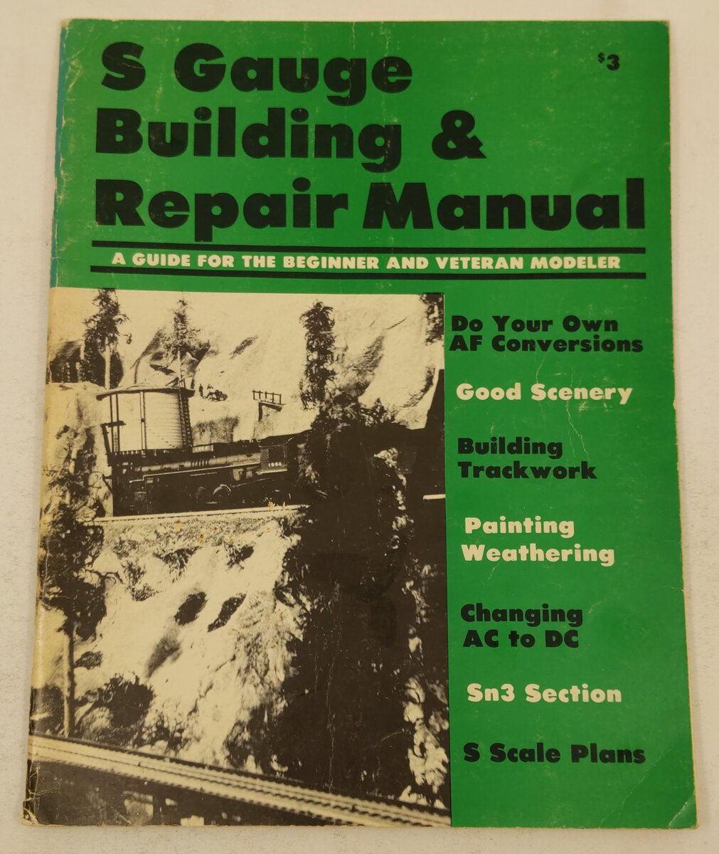 S Gauge Building & Repair Manual Paperback Book VG